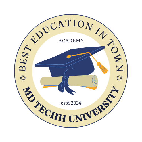 mdtechh Circle Brand Logo